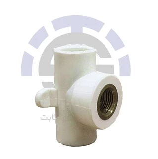 سه راهی بوشن فلزی بستدار سایز 20×1.2×20