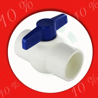 شیر توپی پلیمری UPVC سایز 3/4 اینچ 